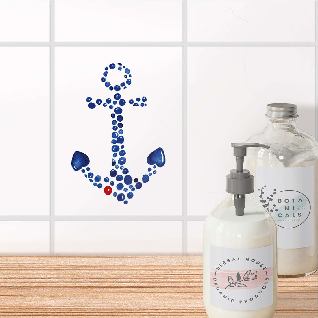 Fliesensticker Bad - Anker