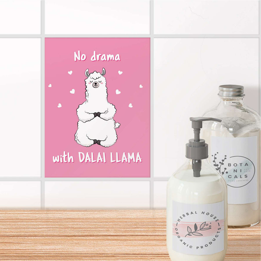 Fliesensticker Bad - Dalai Llama