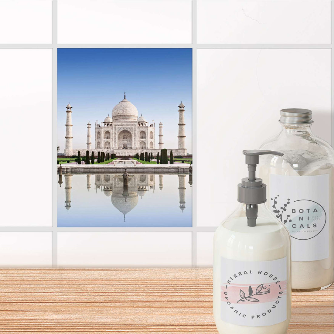 Fliesensticker Bad - Taj Mahal
