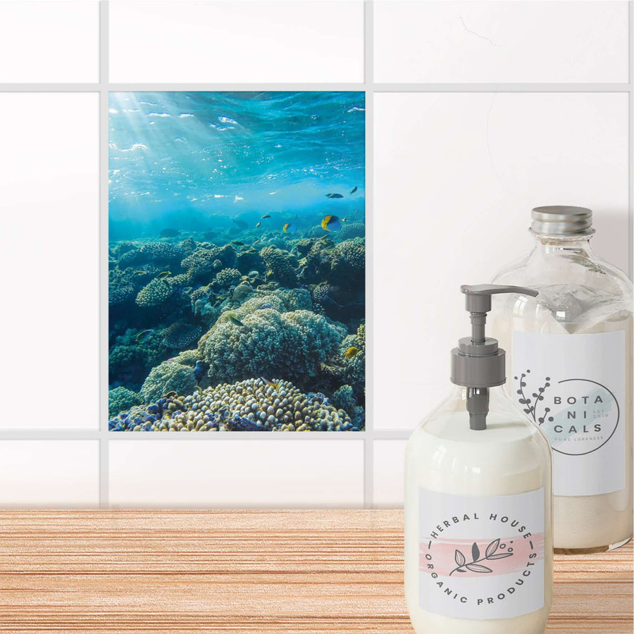 Fliesensticker Bad - Underwater World