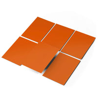 Fliesensticker unifarben Selbstklebend - Orange Dark