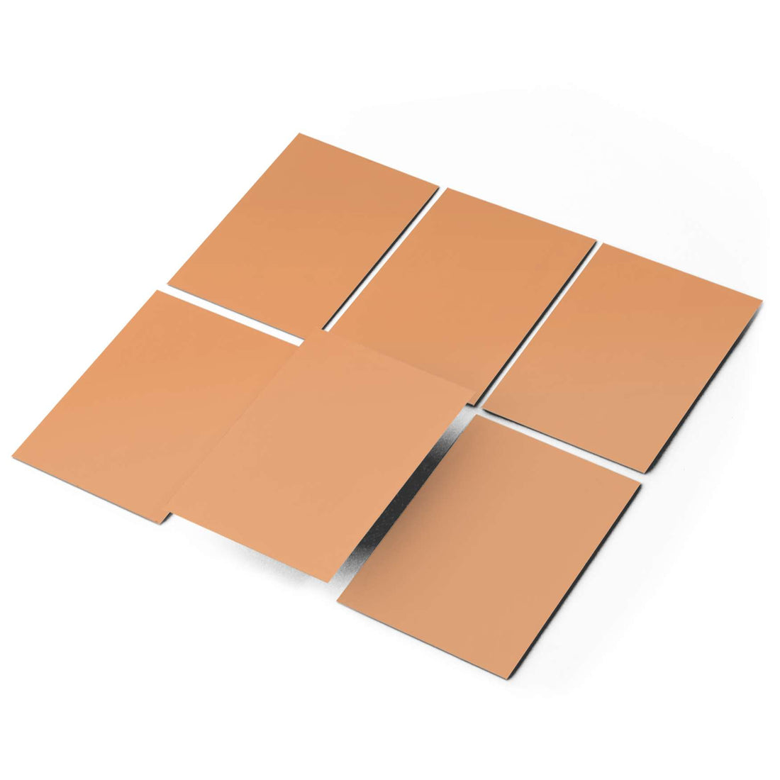 Fliesensticker unifarben Selbstklebend - Orange Light