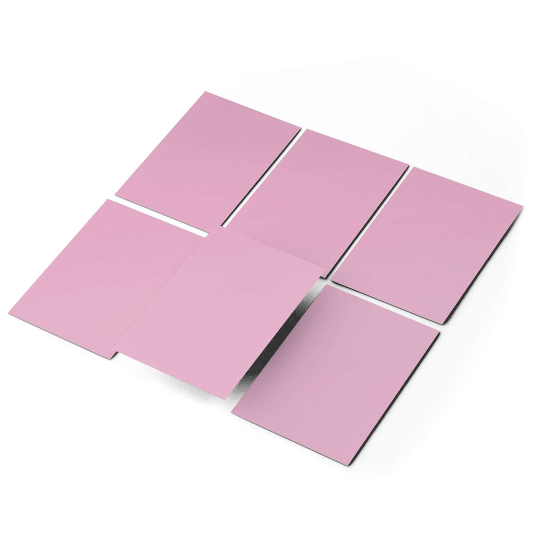 Fliesensticker unifarben Selbstklebend - Pink Light