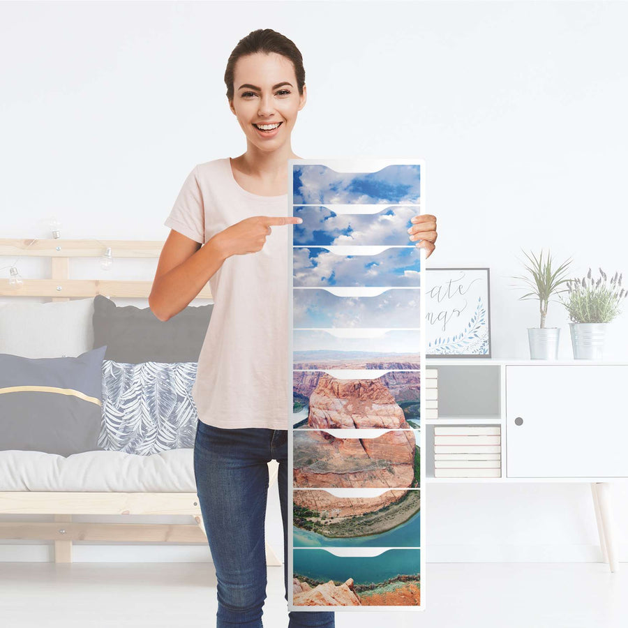 Folie für Möbel Grand Canyon - IKEA Alex 9 Schubladen - Folie