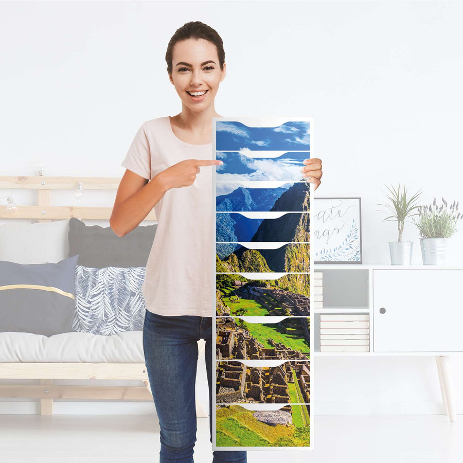 Folie für Möbel Machu Picchu - IKEA Alex 9 Schubladen - Folie