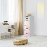 Folie für Möbel Candyland - IKEA Alex 9 Schubladen - Kinderzimmer
