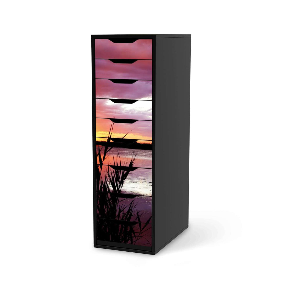 Folie für Möbel Dream away - IKEA Alex 9 Schubladen - schwarz
