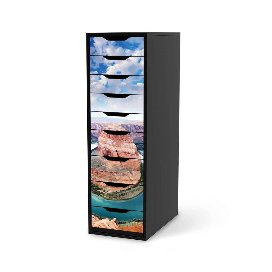 Folie für Möbel Grand Canyon - IKEA Alex 9 Schubladen - schwarz