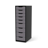 Folie für Möbel Grau Light - IKEA Alex 9 Schubladen - schwarz