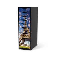 Folie für Möbel La Tour Eiffel - IKEA Alex 9 Schubladen - schwarz