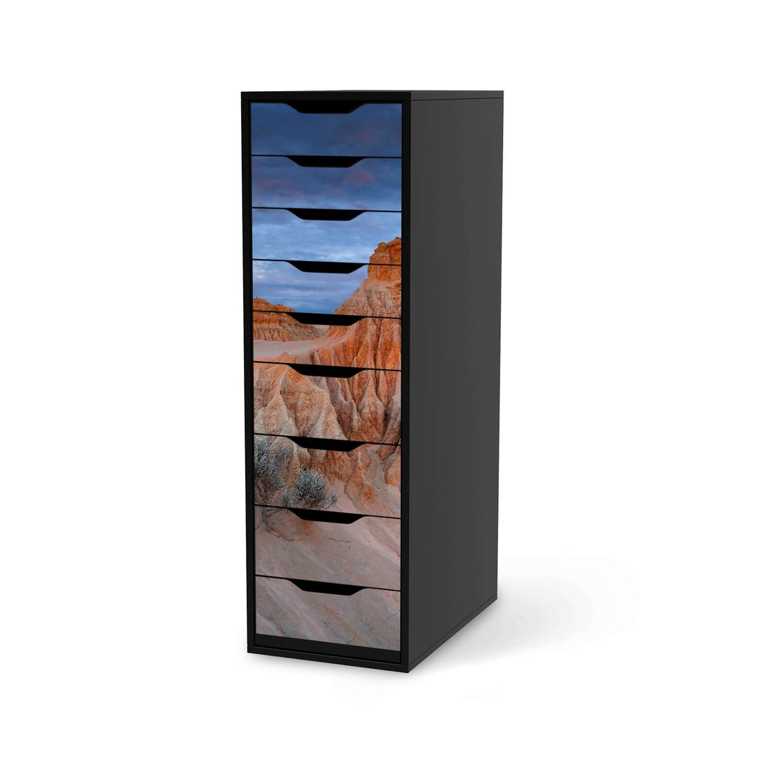 Folie für Möbel Outback Australia - IKEA Alex 9 Schubladen - schwarz