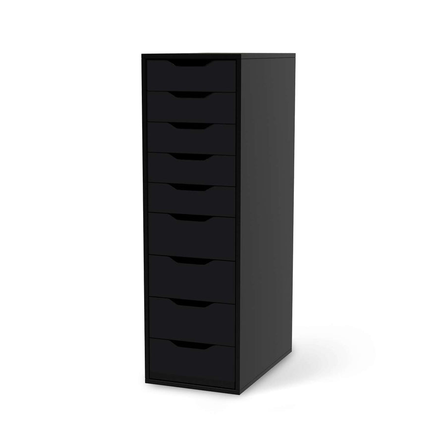Folie für Möbel Schwarz - IKEA Alex 9 Schubladen - schwarz