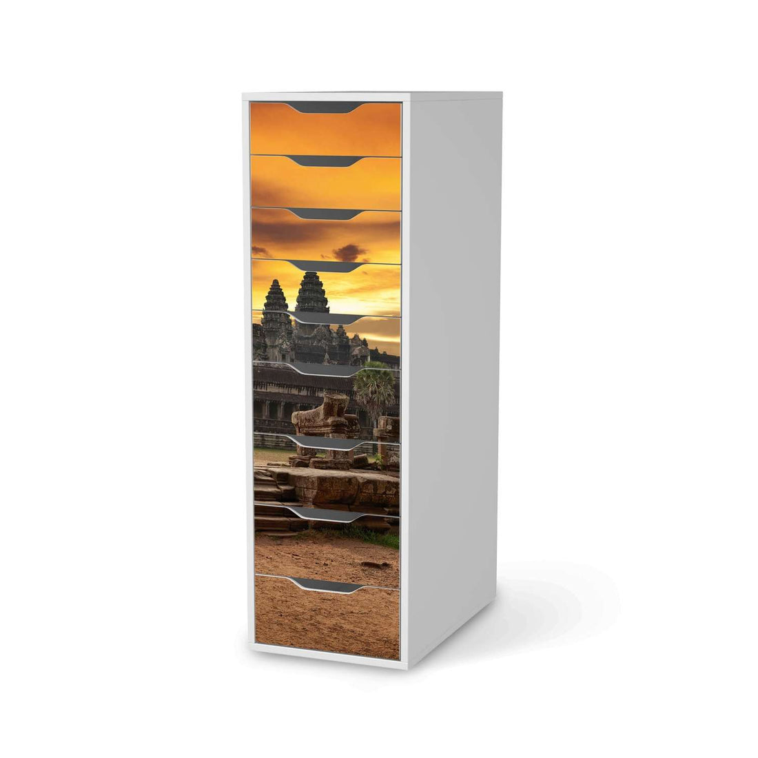 Folie für Möbel Angkor Wat - IKEA Alex 9 Schubladen - weiss