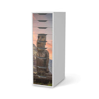 Folie für Möbel Easter Island - IKEA Alex 9 Schubladen - weiss