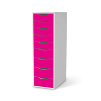 Folie für Möbel Pink Dark - IKEA Alex 9 Schubladen - weiss