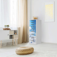 Folie für Möbel Everest - IKEA Alex 9 Schubladen - Wohnzimmer