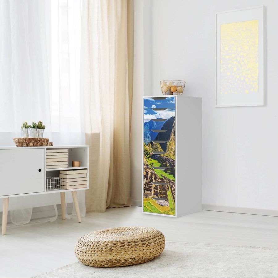 Folie für Möbel Machu Picchu - IKEA Alex 9 Schubladen - Wohnzimmer