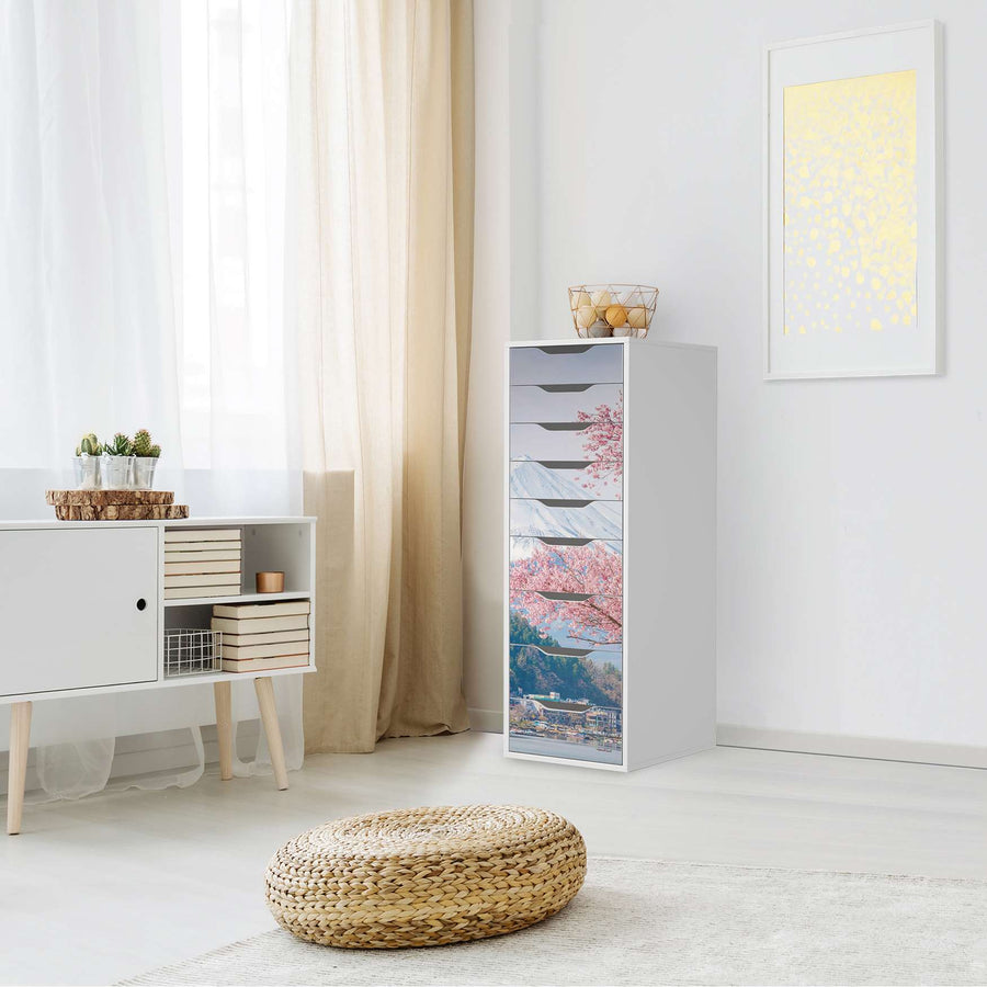 Folie für Möbel Mount Fuji - IKEA Alex 9 Schubladen - Wohnzimmer