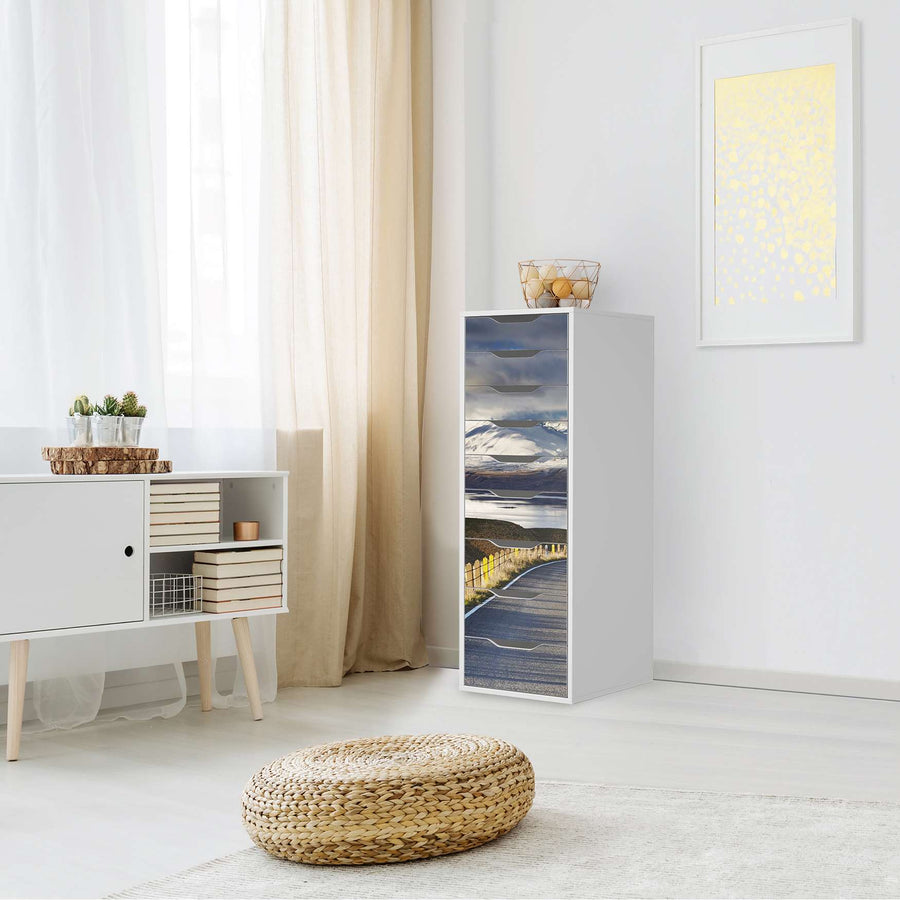 Folie für Möbel New Zealand - IKEA Alex 9 Schubladen - Wohnzimmer