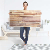 Folie für Möbel Artwood - IKEA Besta Regal Quer 2 Türen - Folie