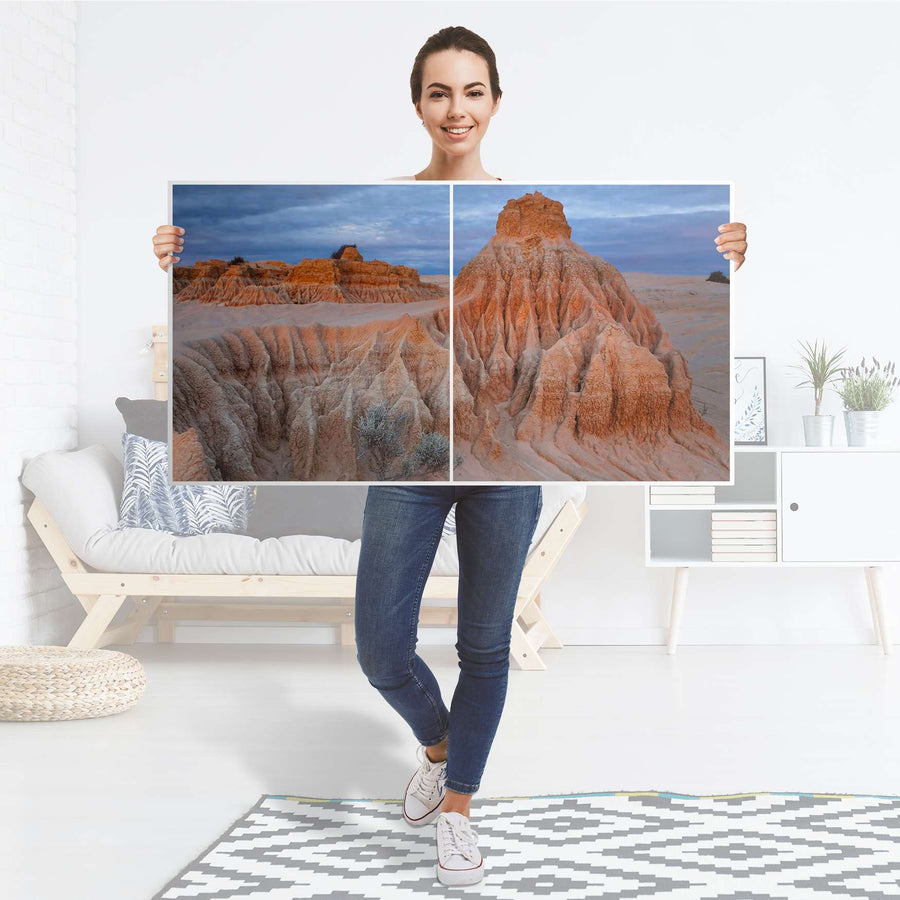 Folie für Möbel Outback Australia - IKEA Besta Regal Quer 2 Türen - Folie