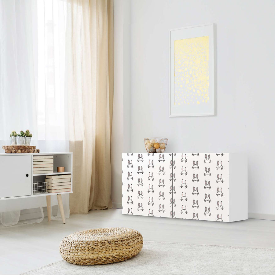 Folie für Möbel Hoppel - IKEA Besta Regal Quer 2 Türen - Kinderzimmer