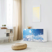 Folie für Möbel Everest - IKEA Besta Regal Quer 2 Türen - Wohnzimmer