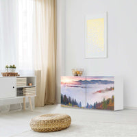 Folie für Möbel Herbstwald - IKEA Besta Regal Quer 2 Türen - Wohnzimmer