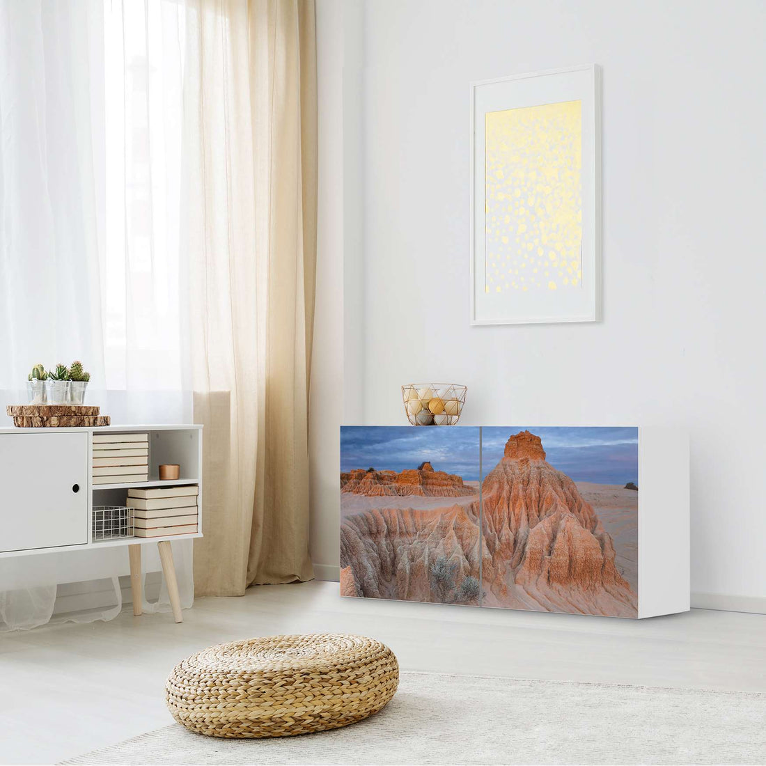Folie für Möbel Outback Australia - IKEA Besta Regal Quer 2 Türen - Wohnzimmer