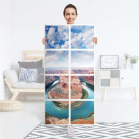 Folie für Möbel Grand Canyon - IKEA Kallax Regal 8 Türen - Folie