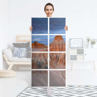 Folie für Möbel Outback Australia - IKEA Kallax Regal 8 Türen - Folie