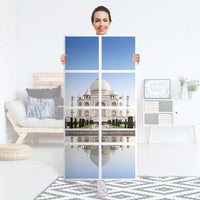 Folie für Möbel Taj Mahal - IKEA Kallax Regal 8 Türen - Folie