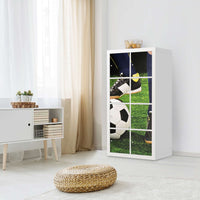 Folie für Möbel Fussballstar - IKEA Kallax Regal 8 Türen - Kinderzimmer