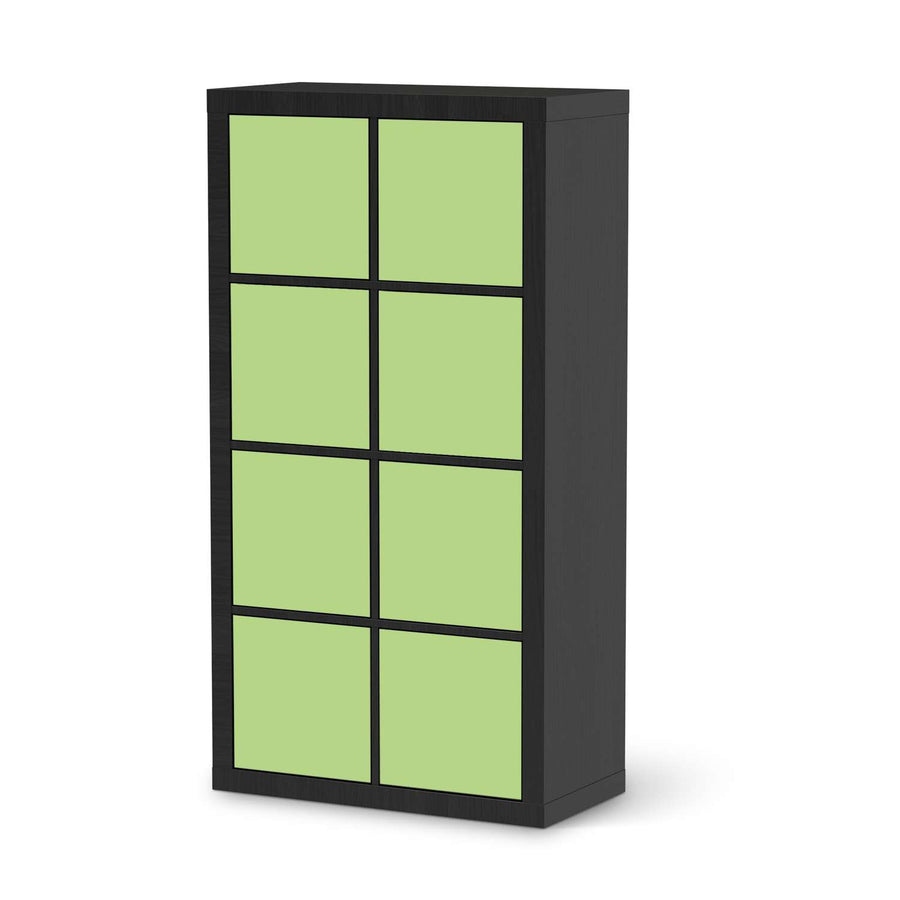 Folie für Möbel Hellgrün Light - IKEA Kallax Regal 8 Türen - schwarz