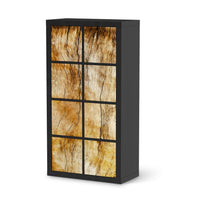 Folie für Möbel Unterholz - IKEA Kallax Regal 8 Türen - schwarz