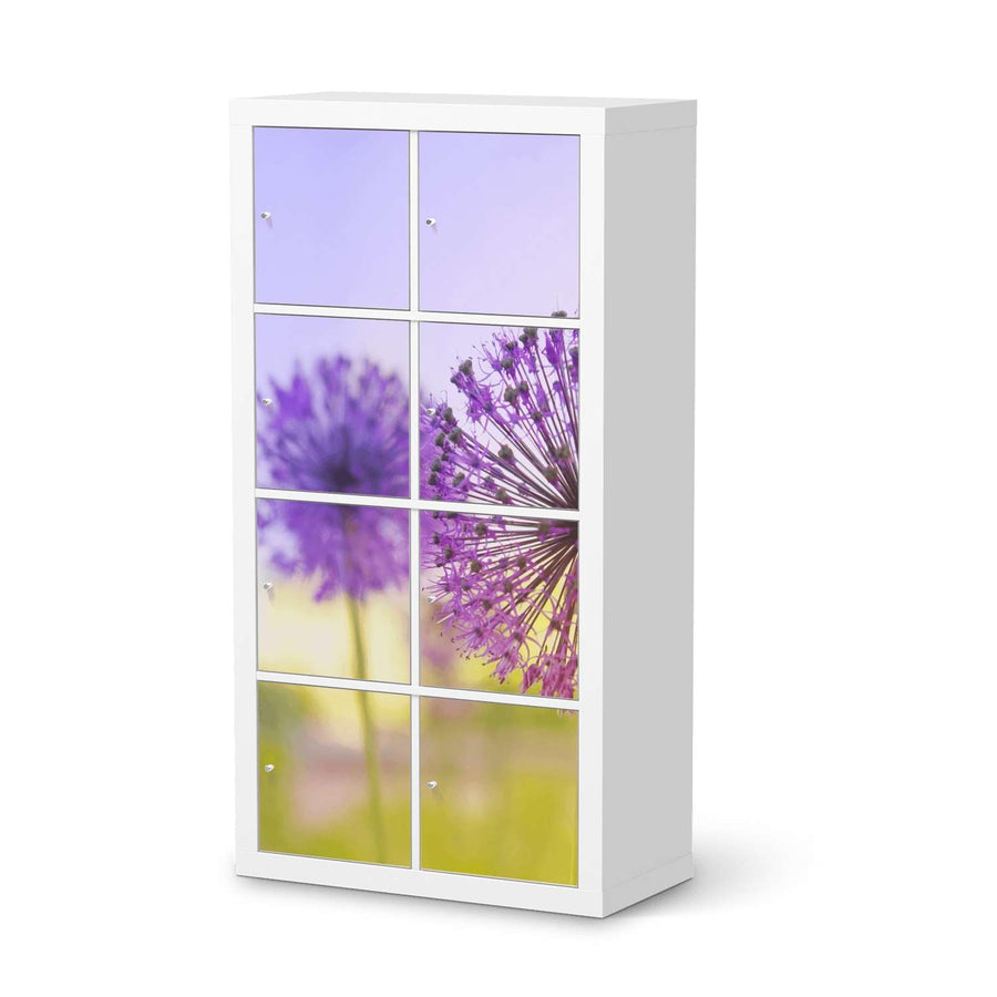 Folie für Möbel Spring Flower - IKEA Kallax Regal 8 Türen  - weiss