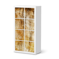 Folie für Möbel Unterholz - IKEA Kallax Regal 8 Türen  - weiss