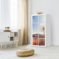 Folie für Möbel Dandelion - IKEA Kallax Regal 8 Türen - Wohnzimmer