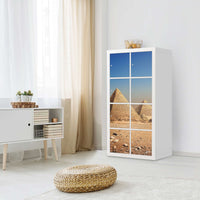 Folie für Möbel Pyramids - IKEA Kallax Regal 8 Türen - Wohnzimmer