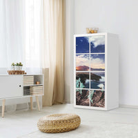 Folie für Möbel Seaside - IKEA Kallax Regal 8 Türen - Wohnzimmer