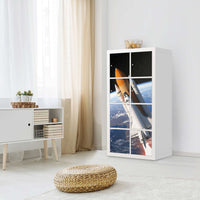 Folie für Möbel Space Traveller - IKEA Kallax Regal 8 Türen - Wohnzimmer