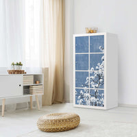 Folie für Möbel Spring Tree - IKEA Kallax Regal 8 Türen - Wohnzimmer