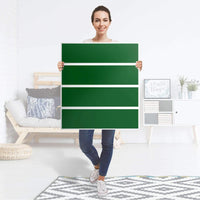 Folie für Möbel Grün Dark - IKEA Malm Kommode 4 Schubladen - Folie