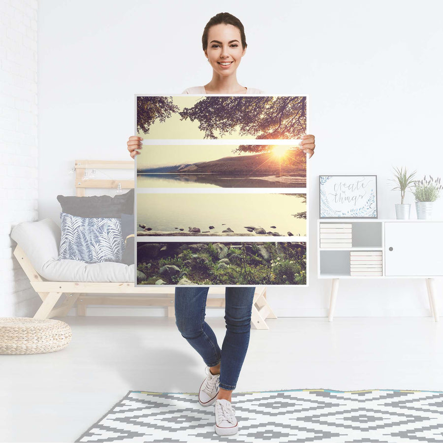 Folie für Möbel Seaside Dreams - IKEA Malm Kommode 4 Schubladen - Folie