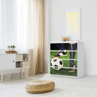 Folie für Möbel Fussballstar - IKEA Malm Kommode 4 Schubladen - Schlafzimmer