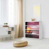 Folie für Möbel Dream away - IKEA Malm Kommode 4 Schubladen - Schlafzimmer