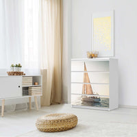 Folie für Möbel Freedom - IKEA Malm Kommode 4 Schubladen - Schlafzimmer