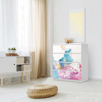 Folie für Möbel Holi Dust - IKEA Malm Kommode 4 Schubladen - Schlafzimmer