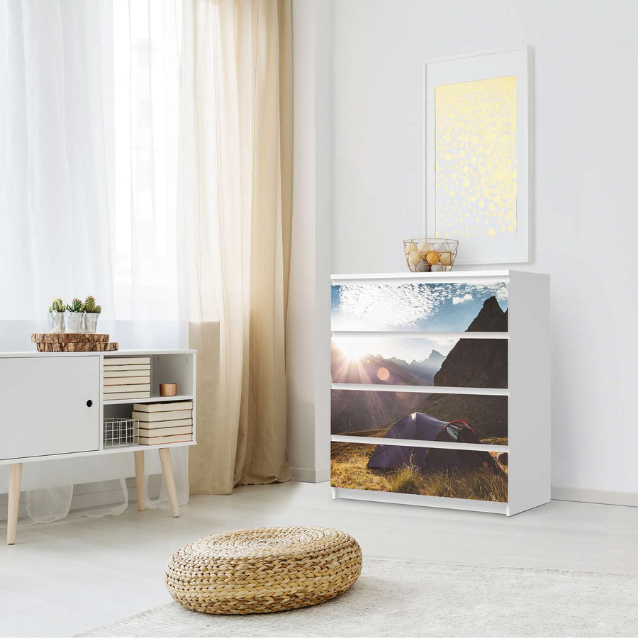 Folie für Möbel Into the Wild - IKEA Malm Kommode 4 Schubladen - Schlafzimmer