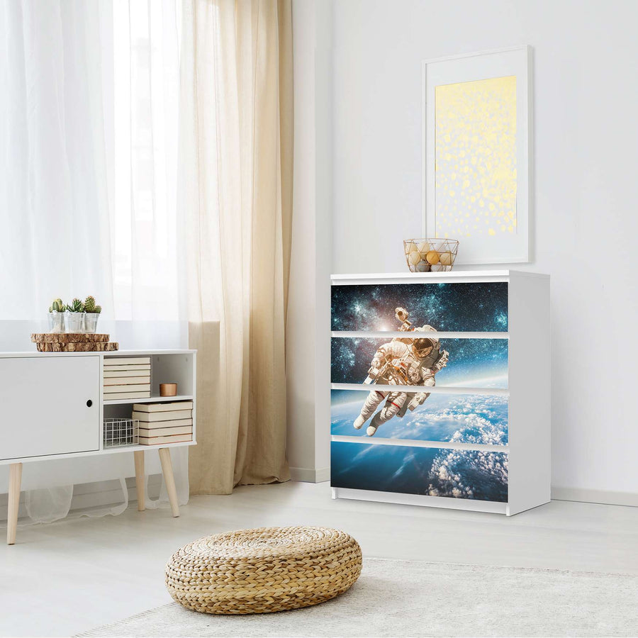Folie für Möbel Outer Space - IKEA Malm Kommode 4 Schubladen - Schlafzimmer